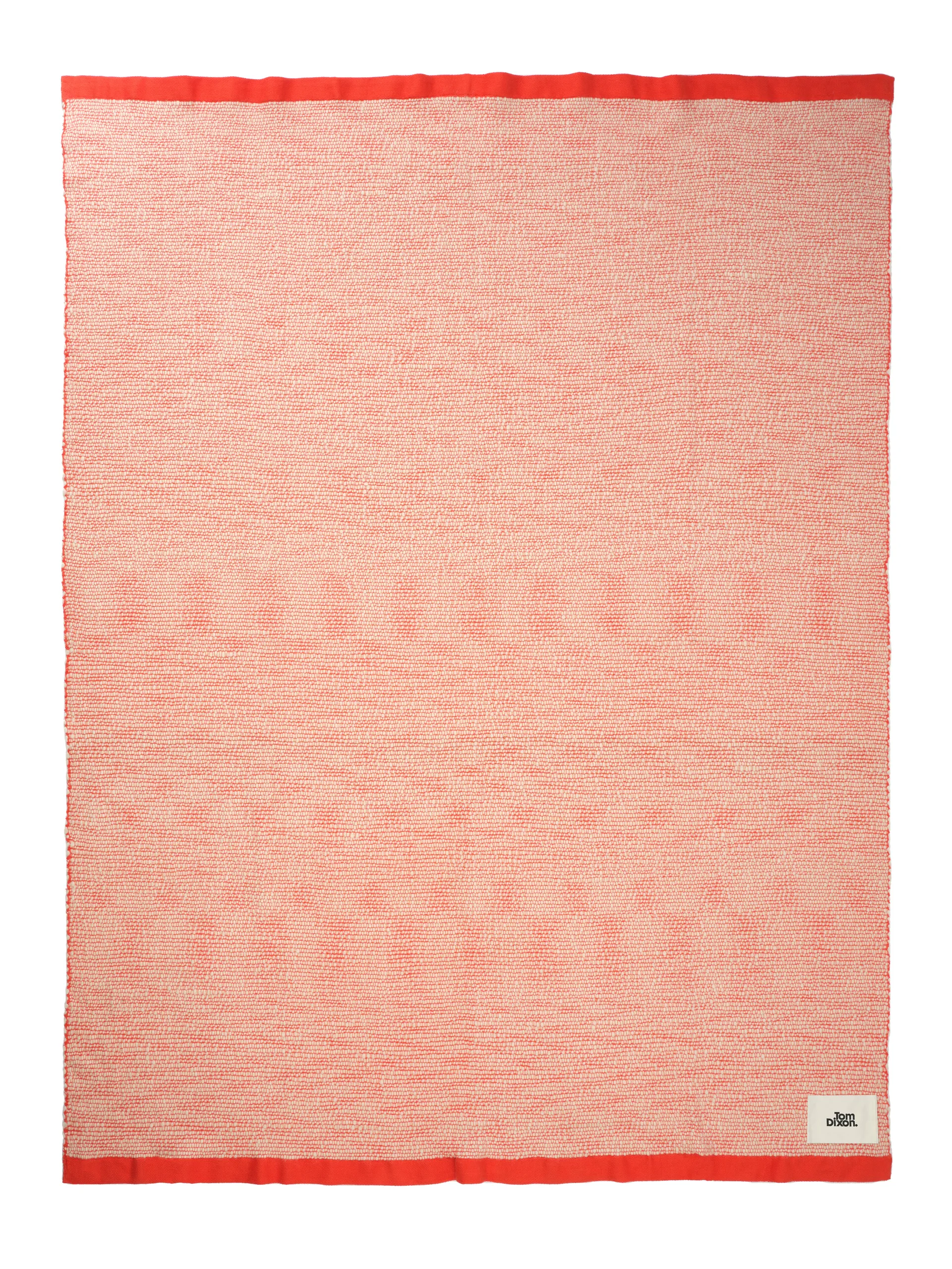 Thread pledd 140x180 cm, Orange & White Tom Dixon