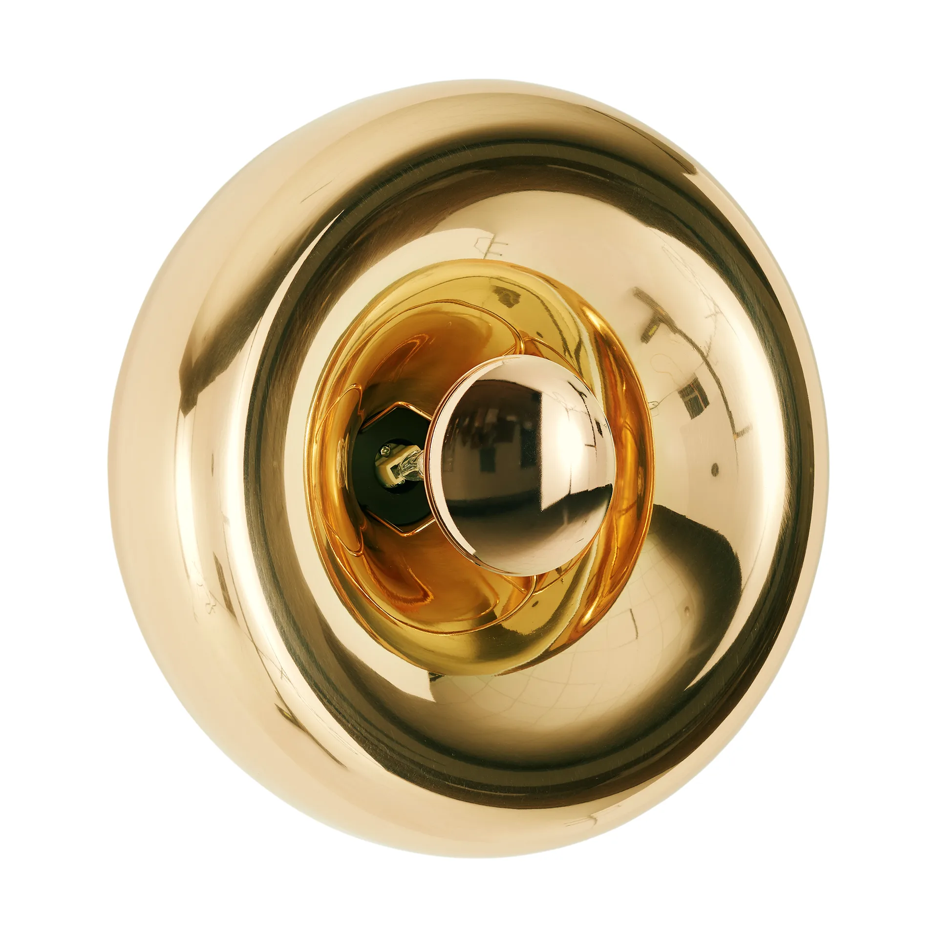 Void Surface vegglampe LED Ø30 cm, Brass Tom Dixon