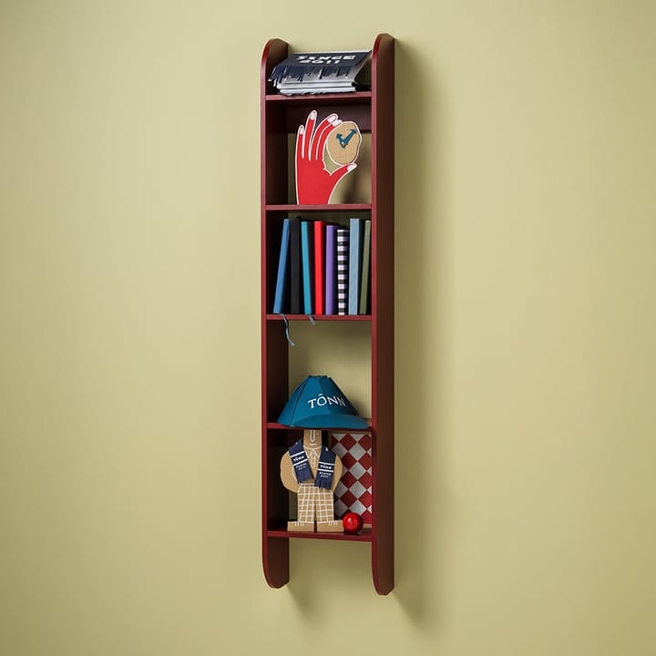 Flaneaur vegghylle 27x128 cm, Burgundy TÔNN furniture