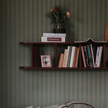 Flaneaur vegghylle 27x128 cm - Burgundy - TÔNN furniture