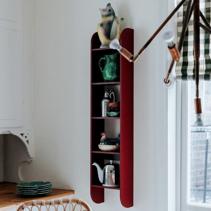 Flaneaur vegghylle 27x128 cm, Burgundy TÔNN furniture