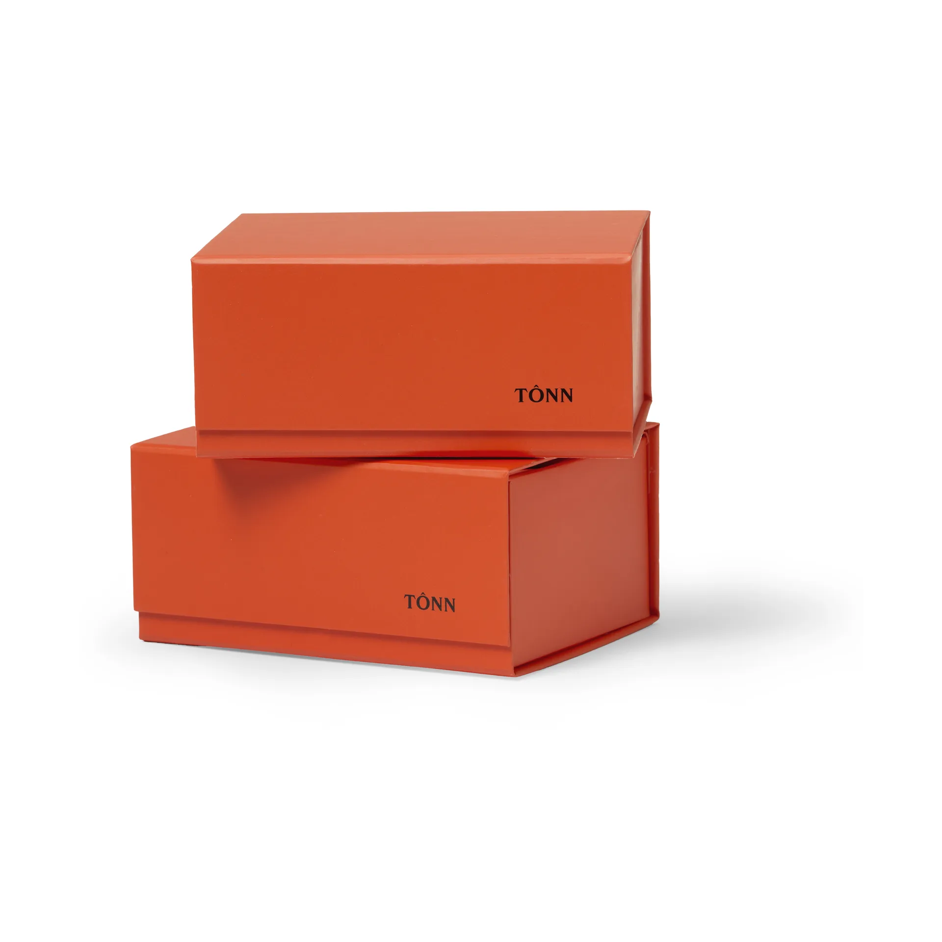 Pac box oppbevaringsboks, Danish red, small 11x10,5x16 cm, 2-pakning TÔNN furniture
