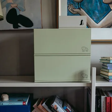 Pac box oppbevaringsboks - TÔNN x MAJASBOK Elderflower green, 2‑pakning - TÔNN furniture