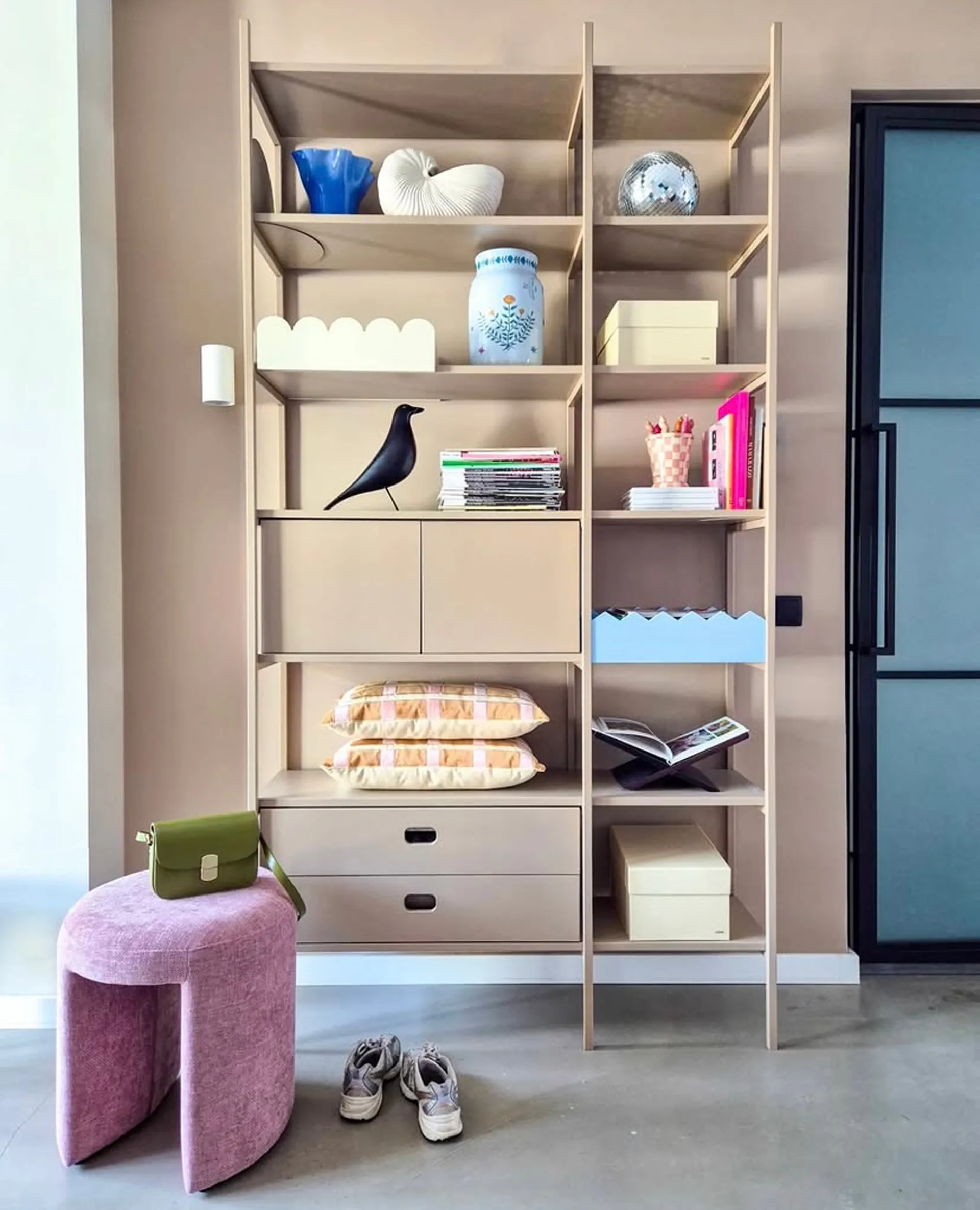 Portal bokhylle, Camel, 123 cm,  TÔNN furniture