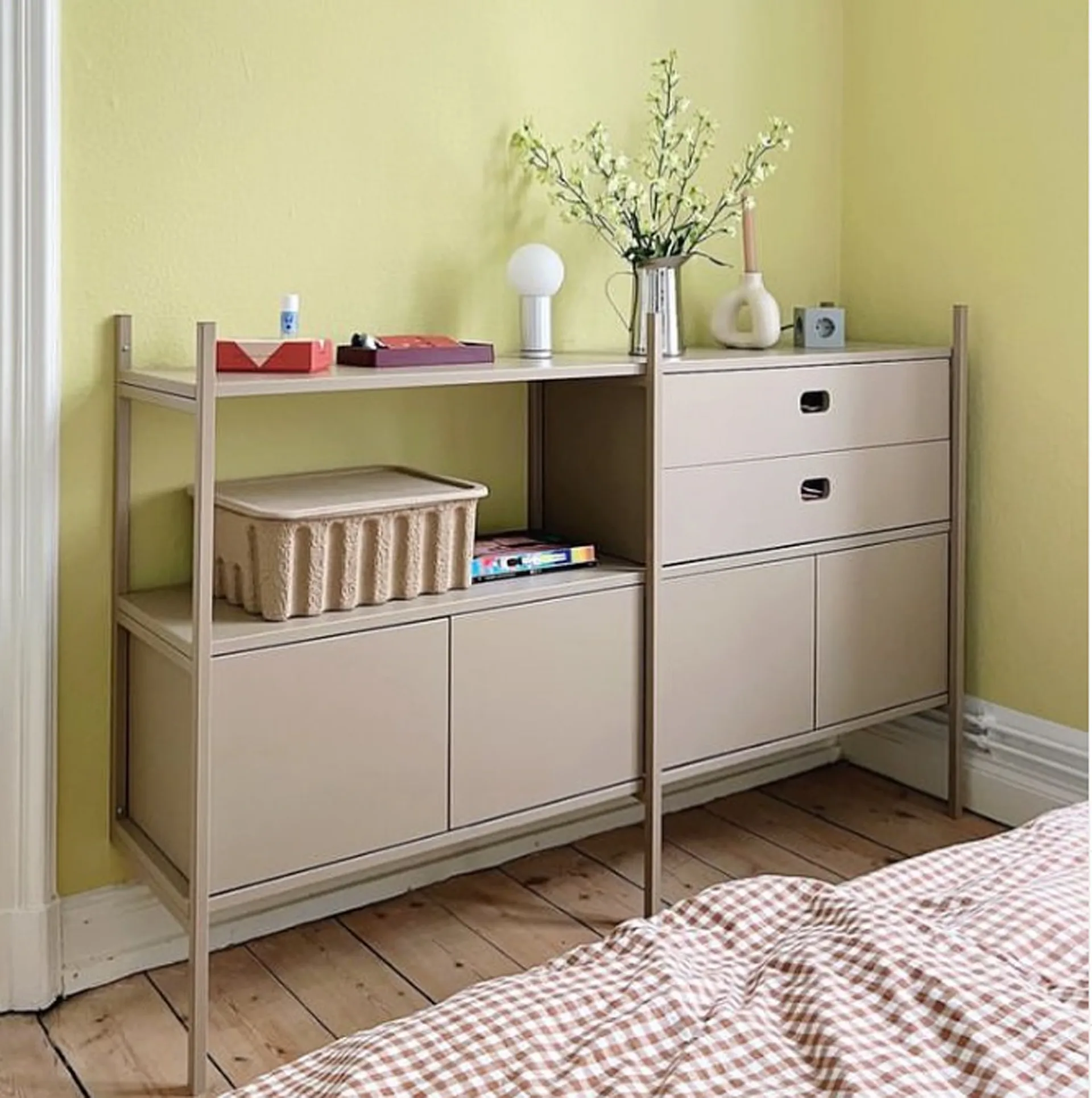 Portal bokhylle small, Camel, 158 cm,  TÔNN furniture