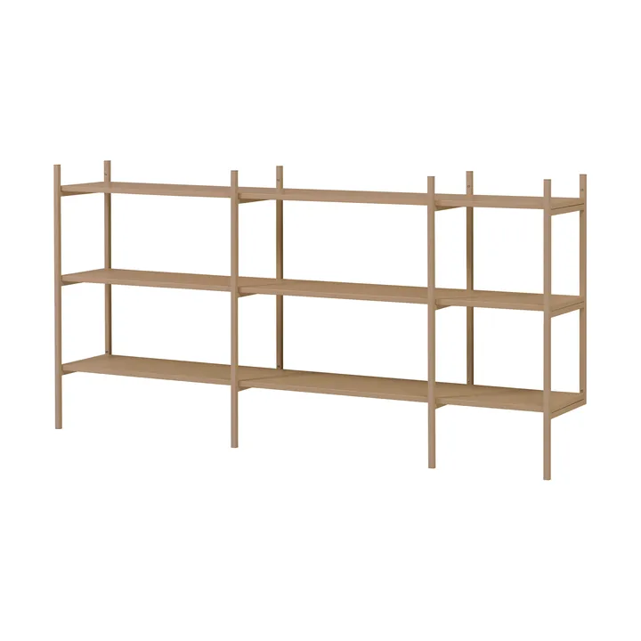 Portal bokhylle small, Camel, 201 cm - TÔNN furniture