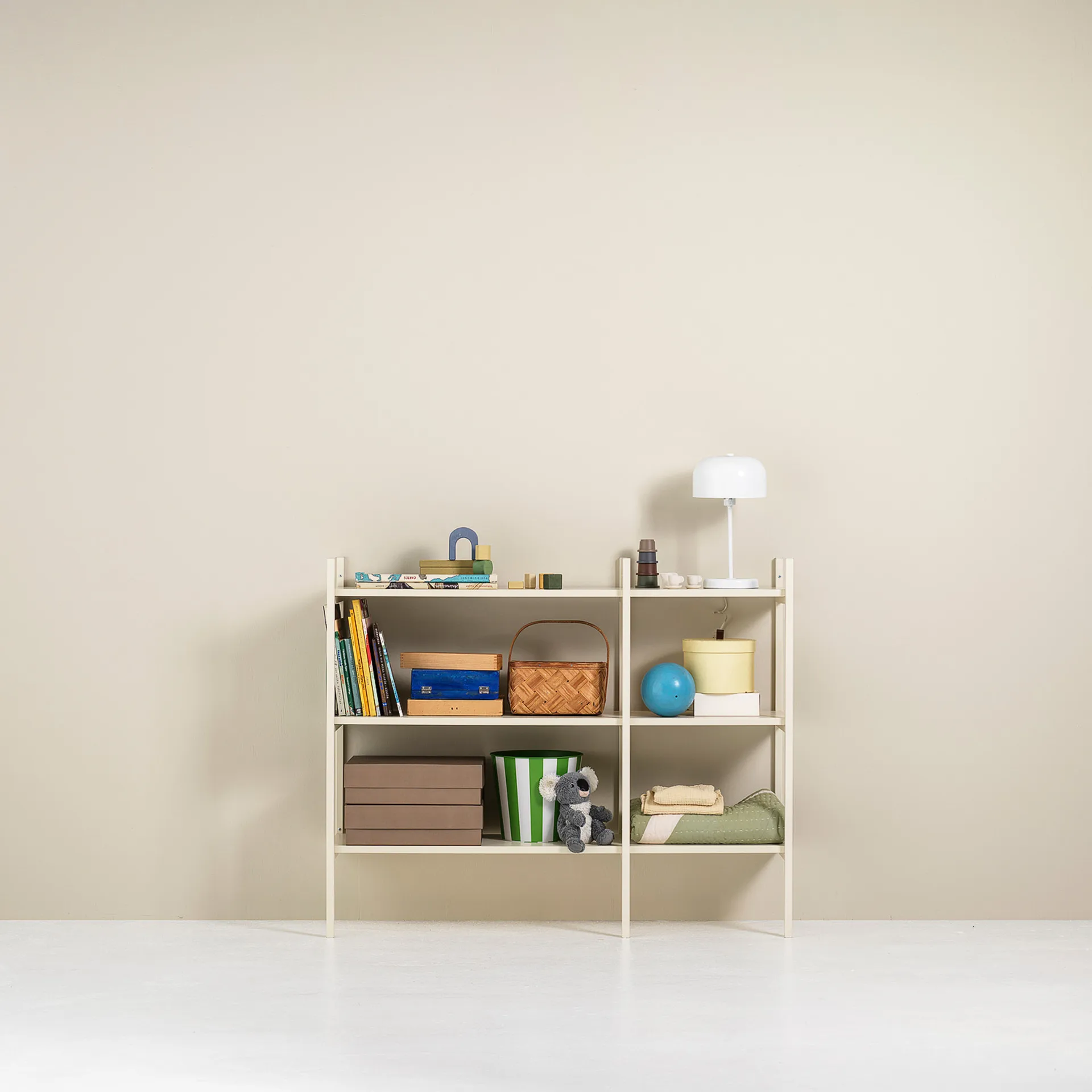 Portal bokhylle small, Off white, 123 cm,  TÔNN furniture