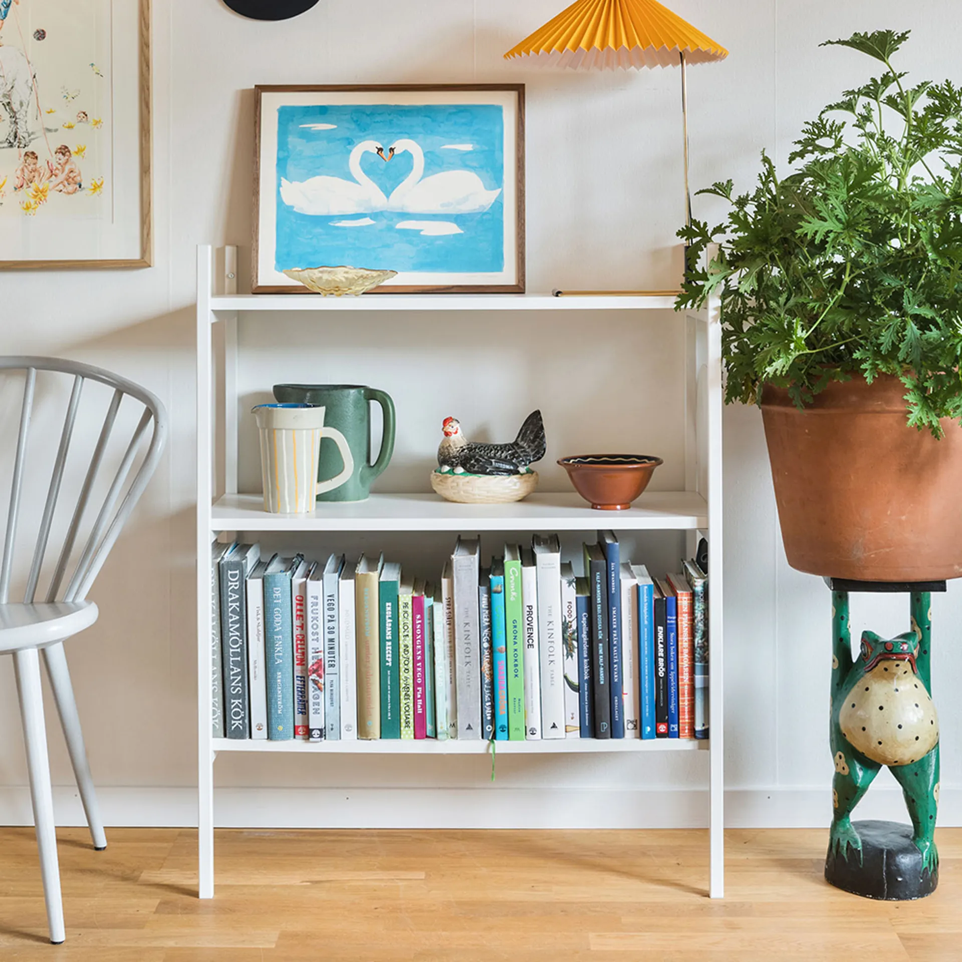 Portal bokhylle small, White, 80 cm,  TÔNN furniture