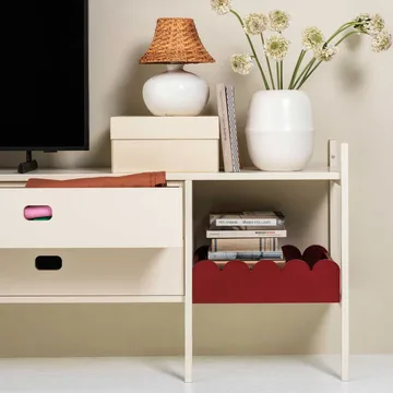 Portal TV-benk 201 cm - Off-white - TÔNN furniture