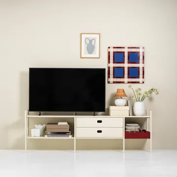 Portal TV-benk 201 cm - Off-white - TÔNN furniture