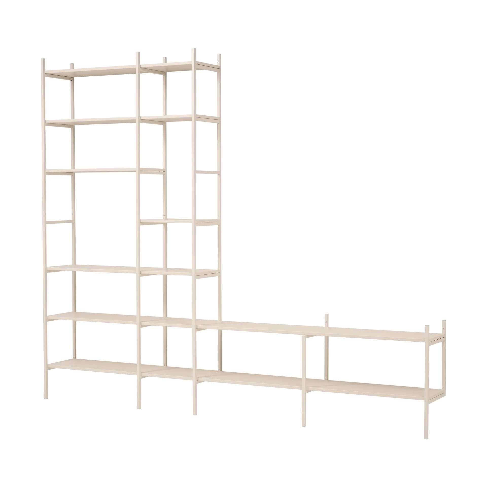 Portal TV-hylle, Off white, 279 cm,  TÔNN furniture