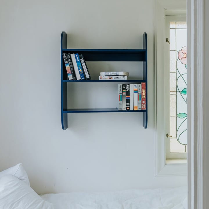 Strapats vegghylle 62x73,6 cm, Midnight blue TÔNN furniture