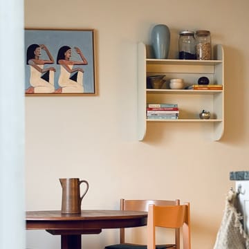 Strapats vegghylle 62x73,6 cm - Off-white - TÔNN furniture