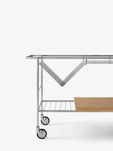 Alima oppbevaringsvogn lakkert eik - Chrome & lacquered oak - &Tradition