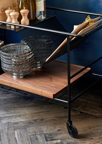 Alima oppbevaringsvogn lakkert valnøtt - Black & lacquered walnut - &Tradition