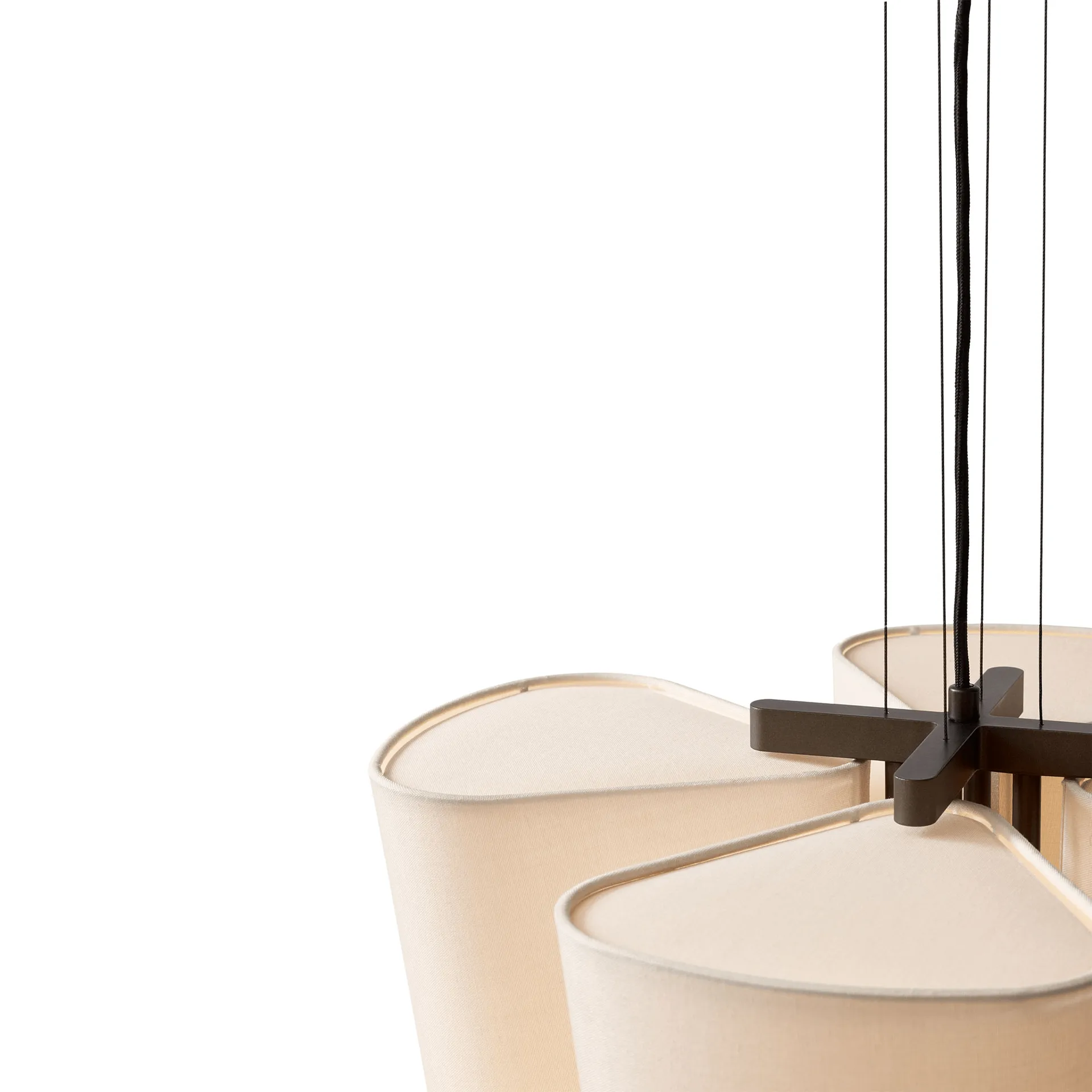 Bella chandelier pendel, SC114, Bronzed & Soft Canvas, Ø47,2 cm &Tradition