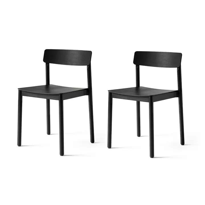 Betty TK2 stol svart 2-pk - &Tradition