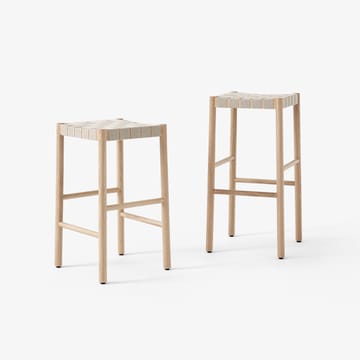 Betty TK8 barkrakk - Oak, naturflettet linstråsete - &Tradition