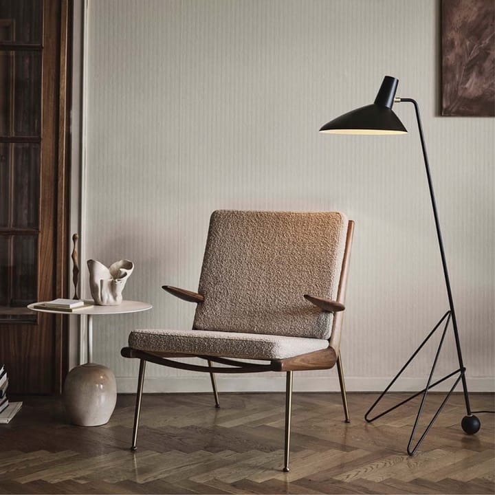 Boomerang HM2 lenestol, Hallingdal 130 grå, oljet valnøtt &Tradition
