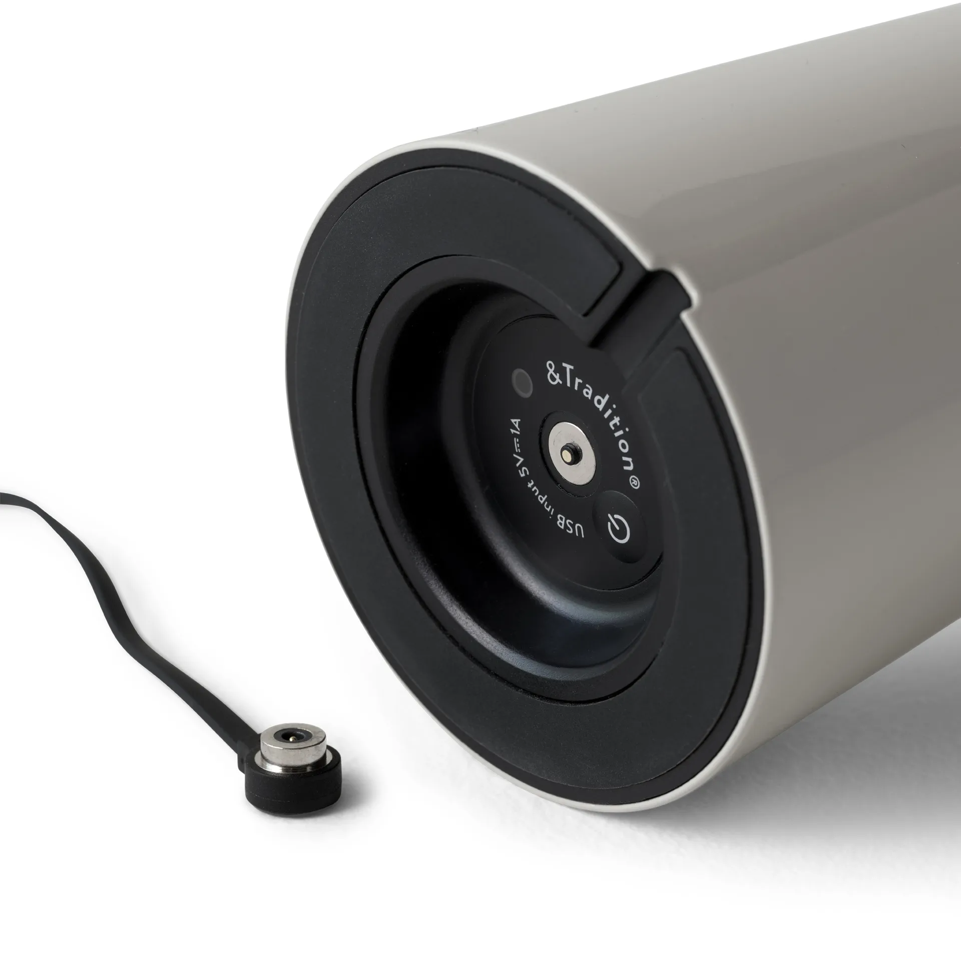 Caret MF1 bærbar bordlampe, Silk grey &Tradition