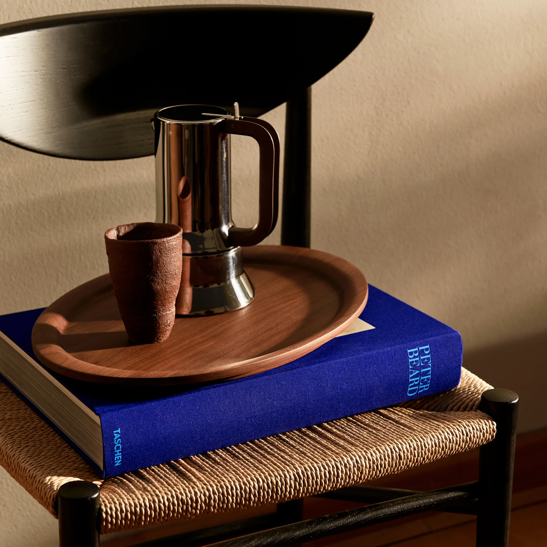 Drawn stol HM3, Svart eik &Tradition