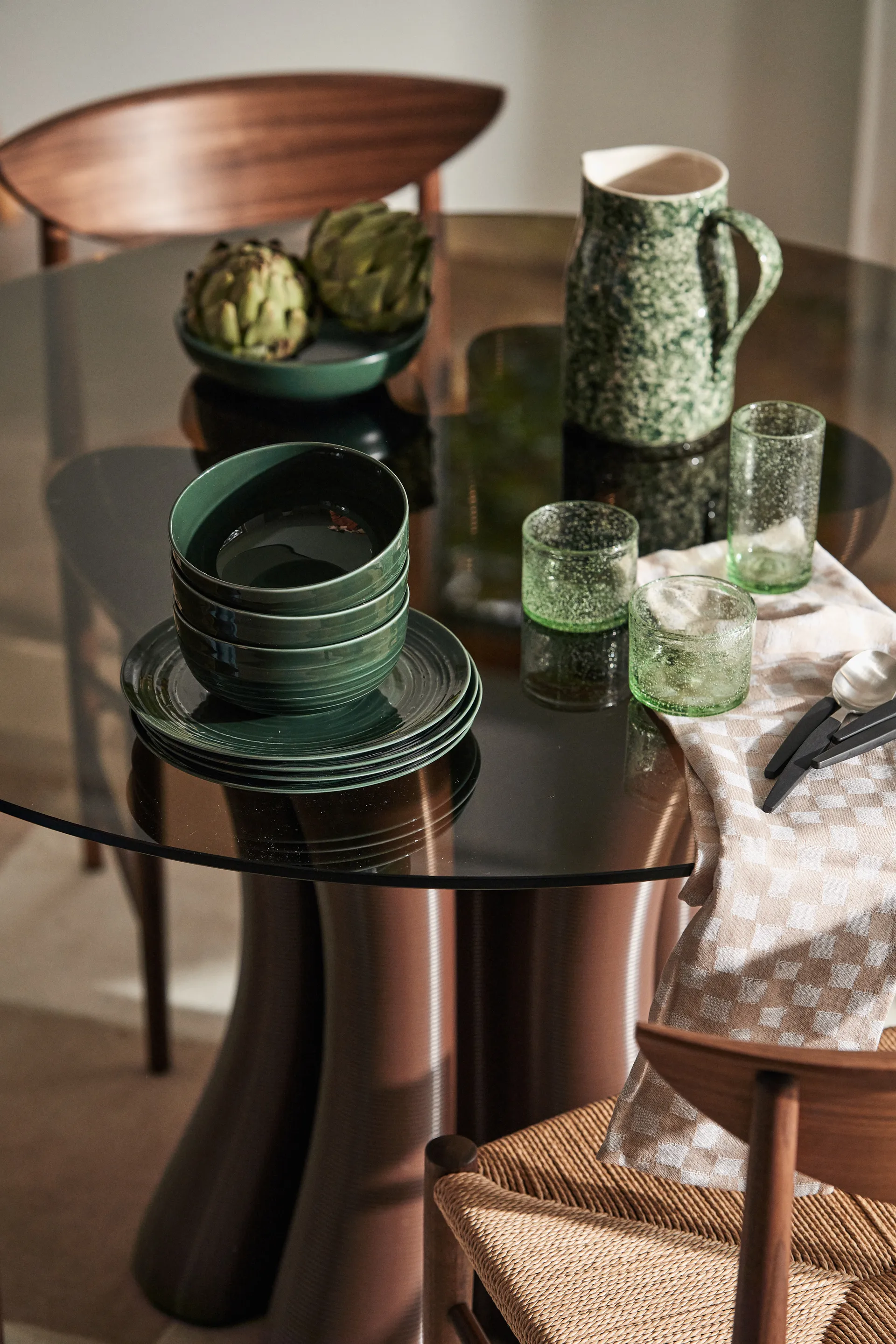 Drawn stol HM3, Valnøtt &Tradition