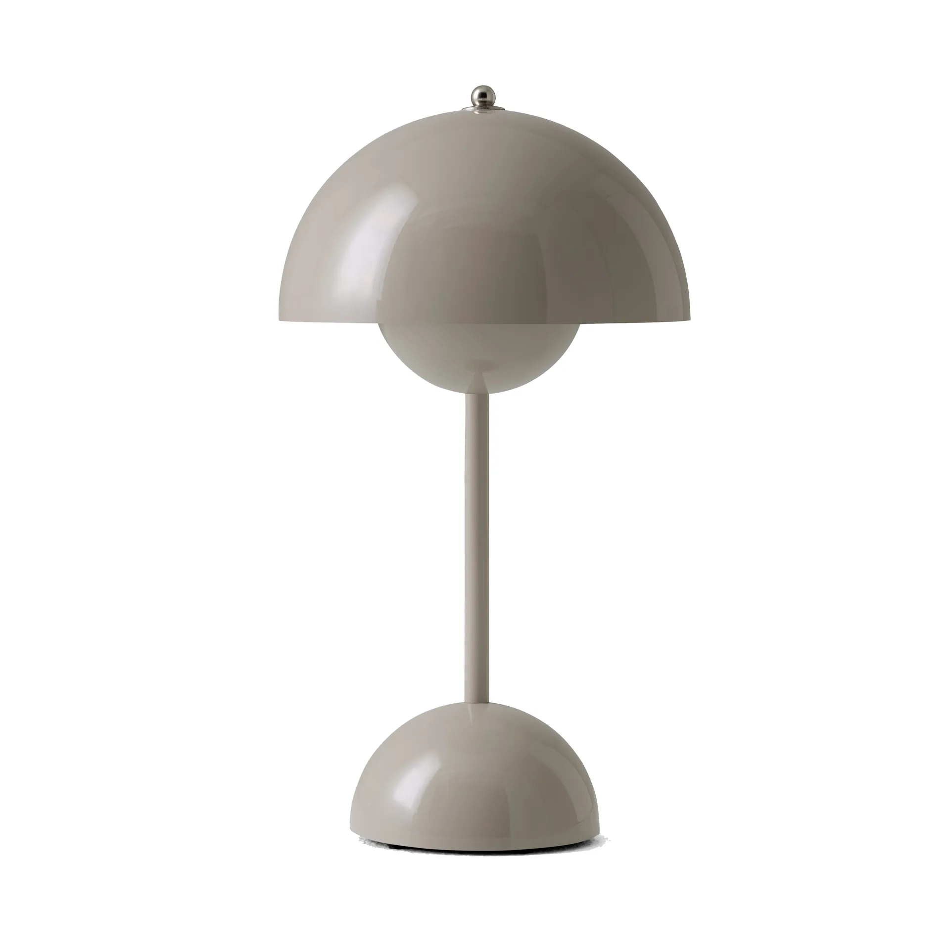Flowerpot portable bordlampe VP9, Grey beige &Tradition