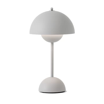 Flowerpot portable bordlampe VP9 - Matt light grey - &Tradition