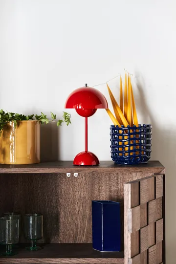 Flowerpot portable bordlampe VP9 - Vermilion red - &Tradition