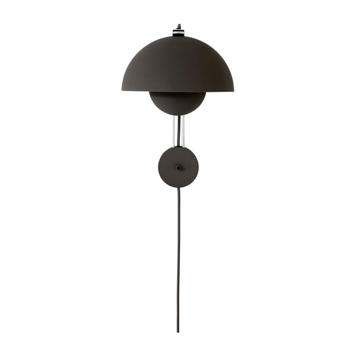 Flowerpot vegglampe VP8 - Matt black - &Tradition