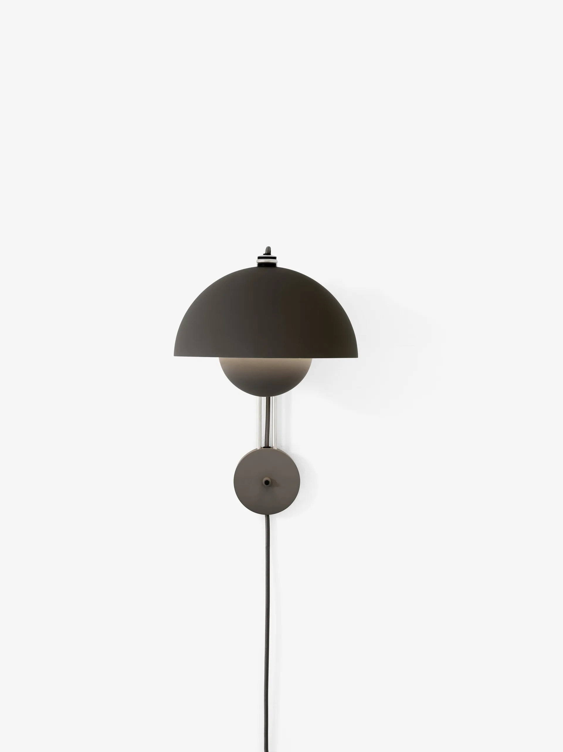 Flowerpot vegglampe VP8, Matt black &Tradition