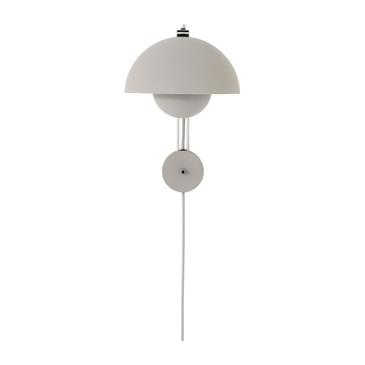 Flowerpot vegglampe VP8 - Matt light grey - &Tradition