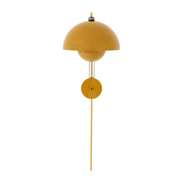 Flowerpot vegglampe VP8 - Mustard - &Tradition