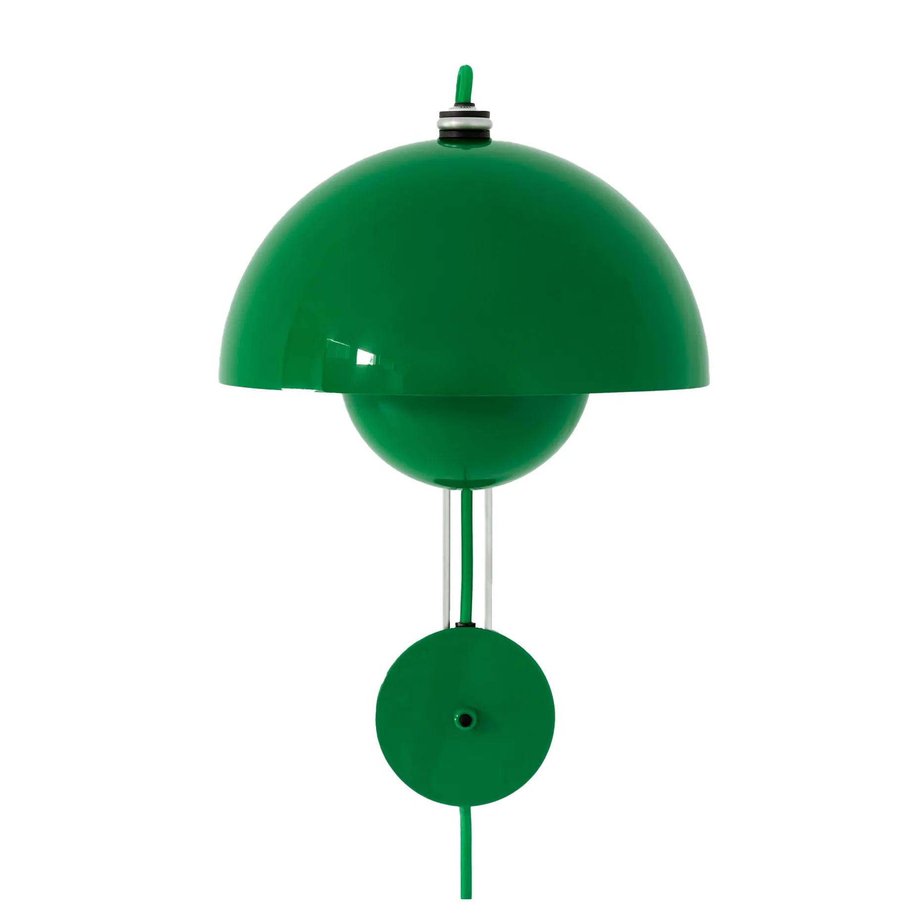 Flowerpot vegglampe VP8, Signal green &Tradition