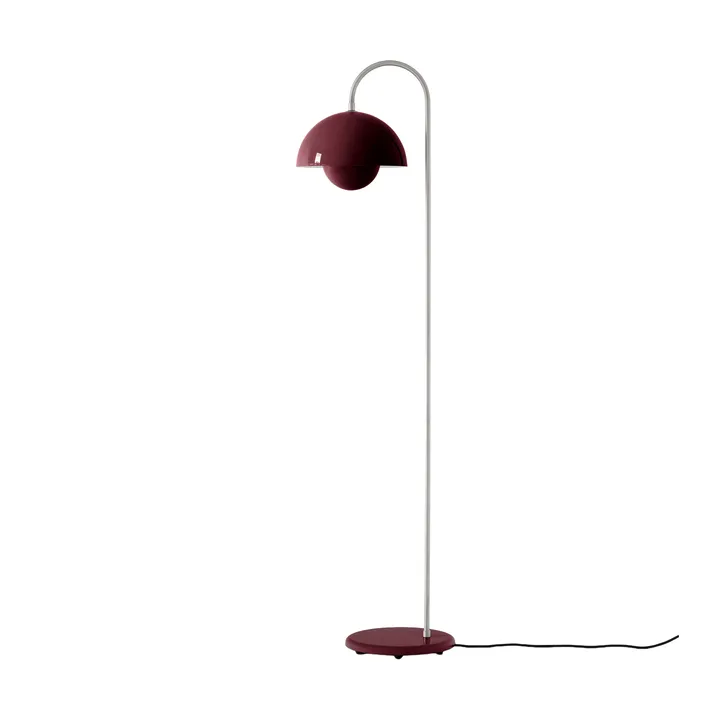 Flowerpot VP12 gulvlampe - Dark plum - &Tradition