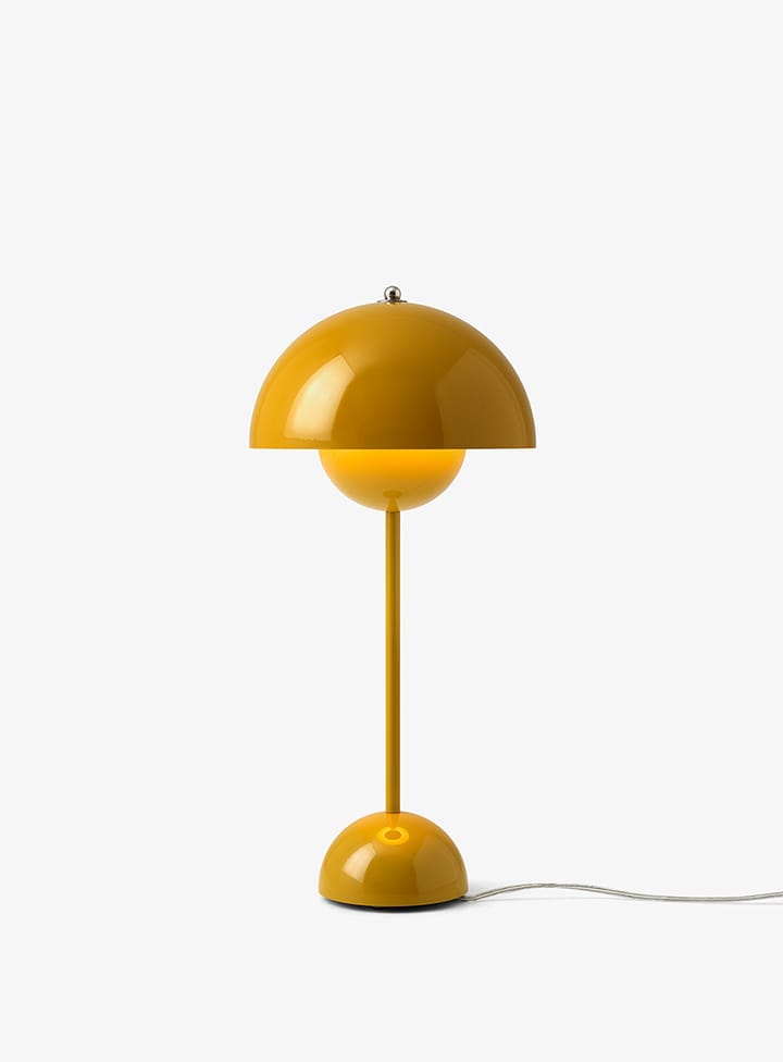FlowerPot VP3 bordlampe, senap &Tradition