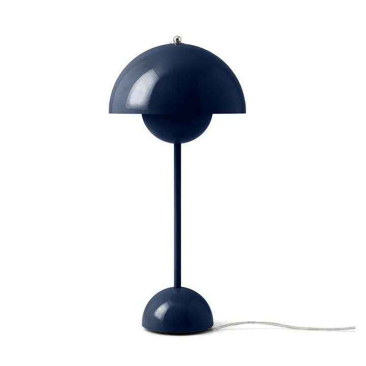 FlowerPot VP3 bordlampe - Steel blue - &Tradition
