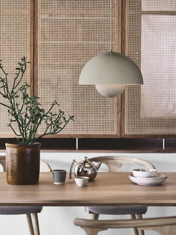 Flowerpot VP7 pendel - Beige-rød - &Tradition