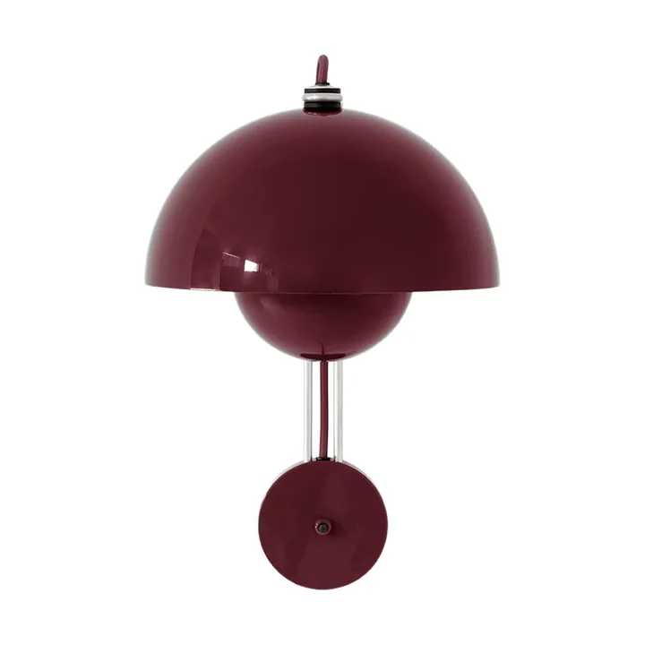 Flowerpot VP8 vegglampe - Dark plum - &Tradition