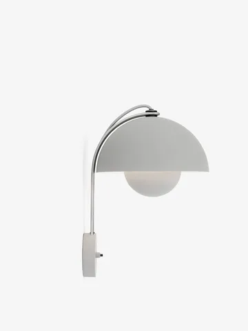 Flowerpot VP8 vegglampe - Matt light grey - &Tradition