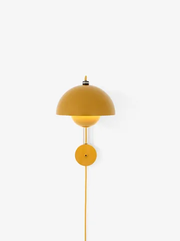 Flowerpot VP8 vegglampe - Mustard - &Tradition