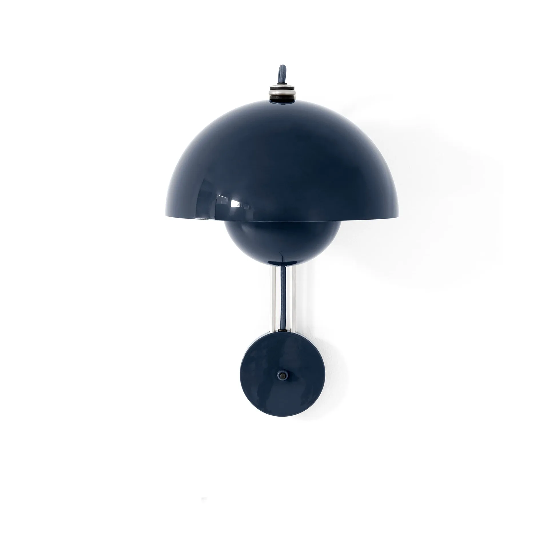 Flowerpot VP8 vegglampe, Steel blue &Tradition