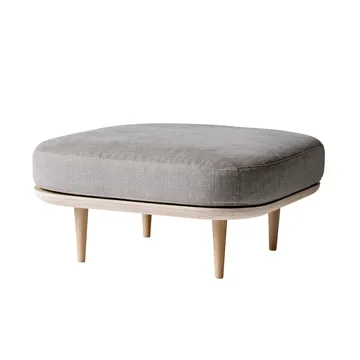 Fly sittepuff SC9 - lys oljet eik + beige stoff - &Tradition