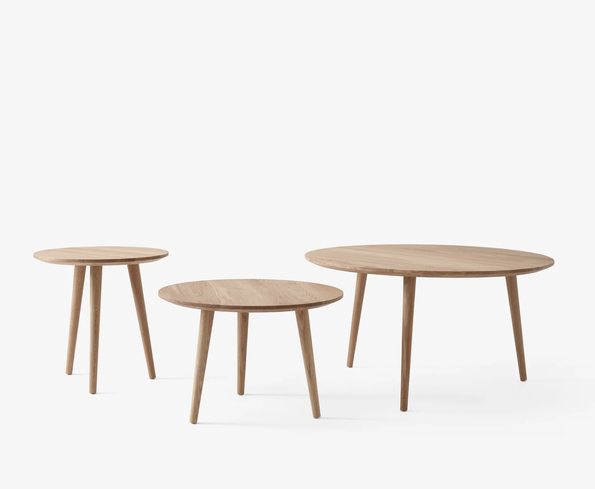 In Between salongbord SK15 Ø90 cm, Oiled oak &Tradition