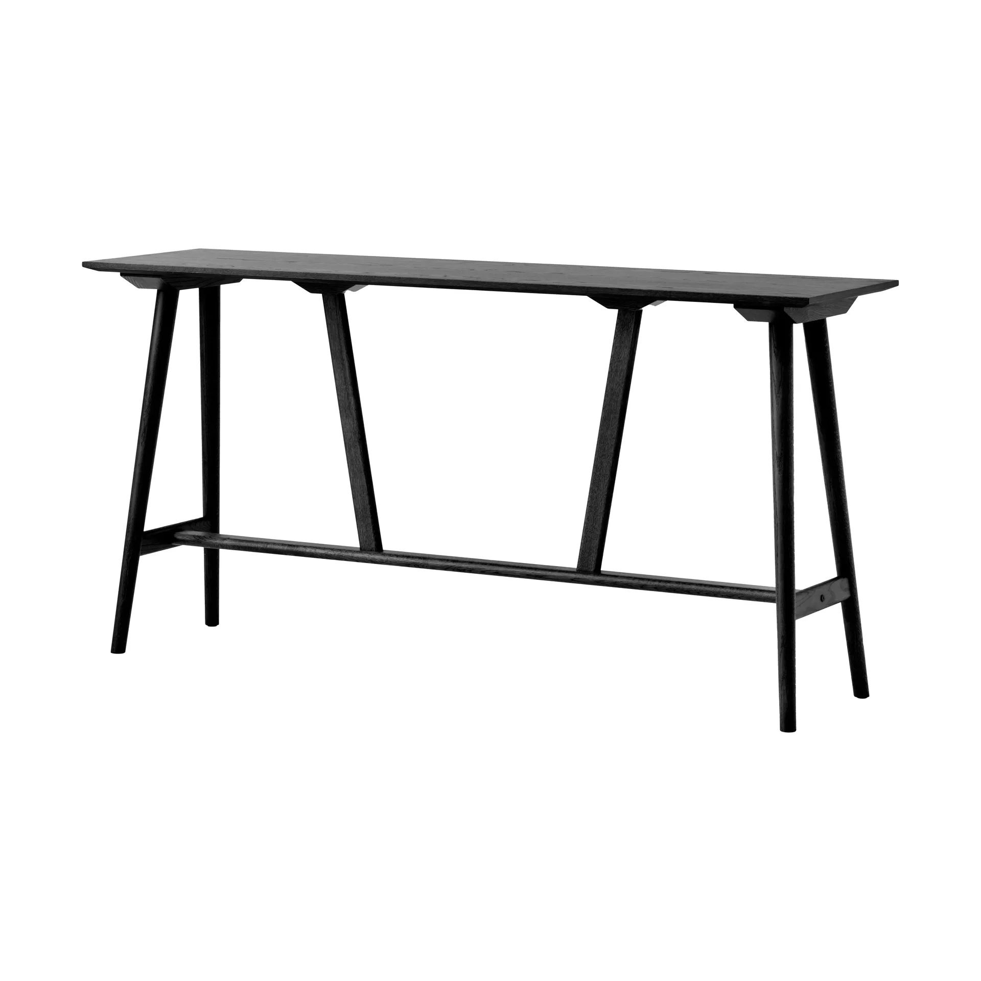 In Between SK25 Counter Table barbord 190x50x95 cm, Svartlakkert eik &Tradition
