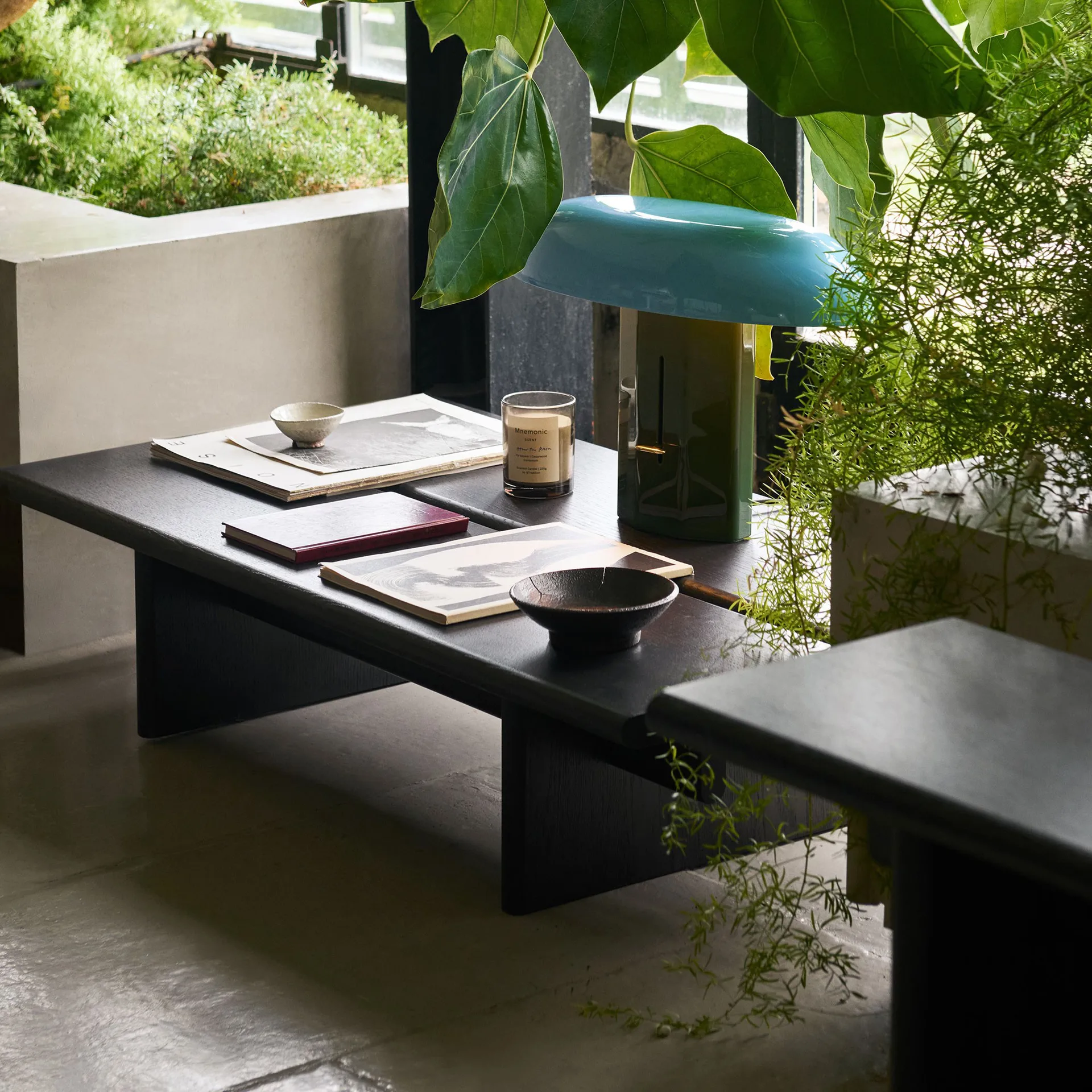 Ita OS3 sofabord 60x110 cm, Dark stained oak &Tradition