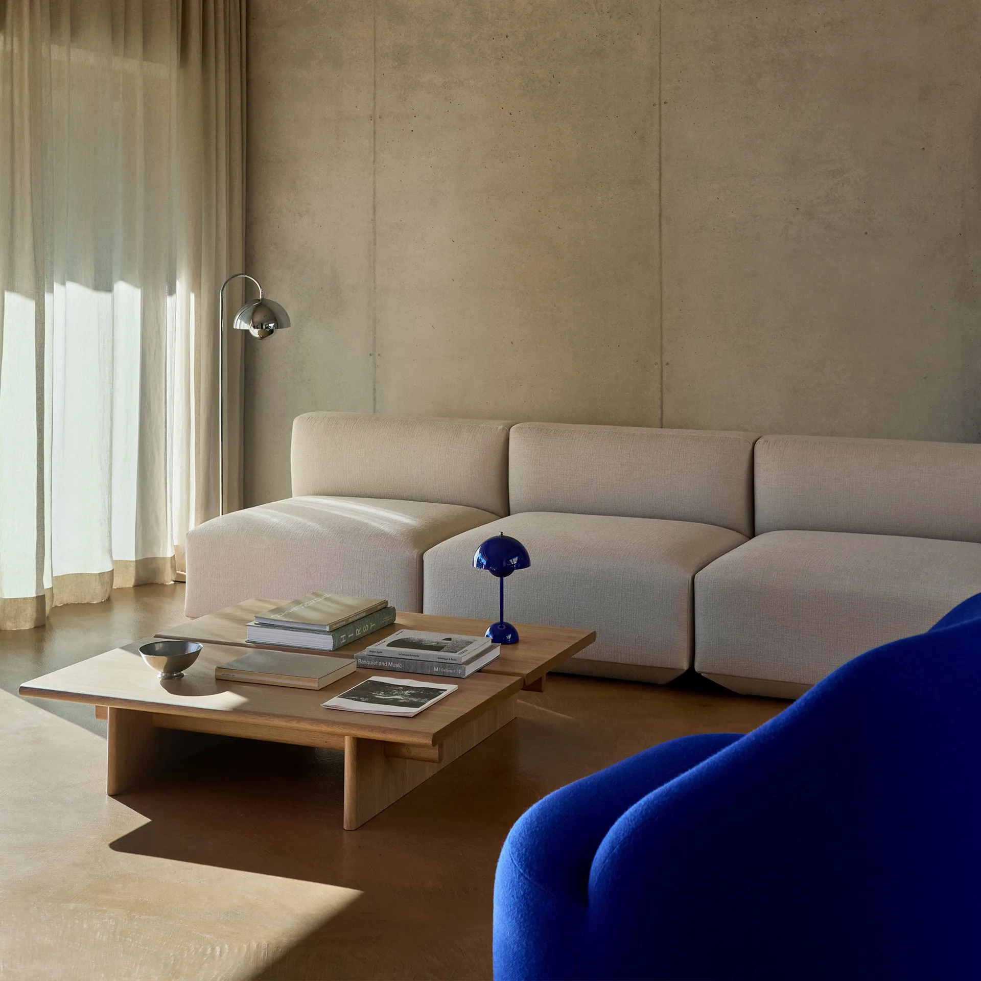 Ita OS4 sofabord 110x110 cm, Oak &Tradition