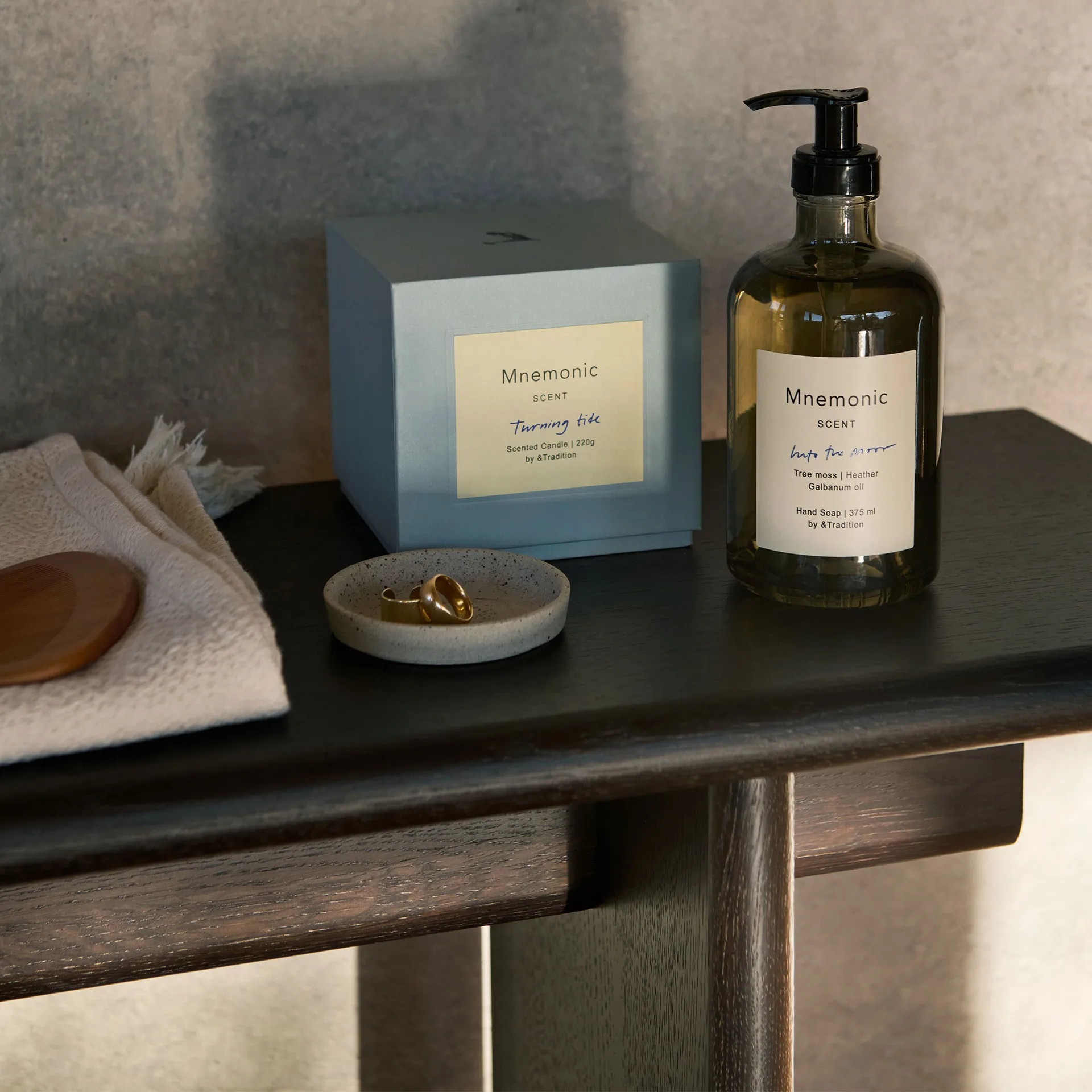 Ita OS5 benk 170 cm, Dark stained oak &Tradition