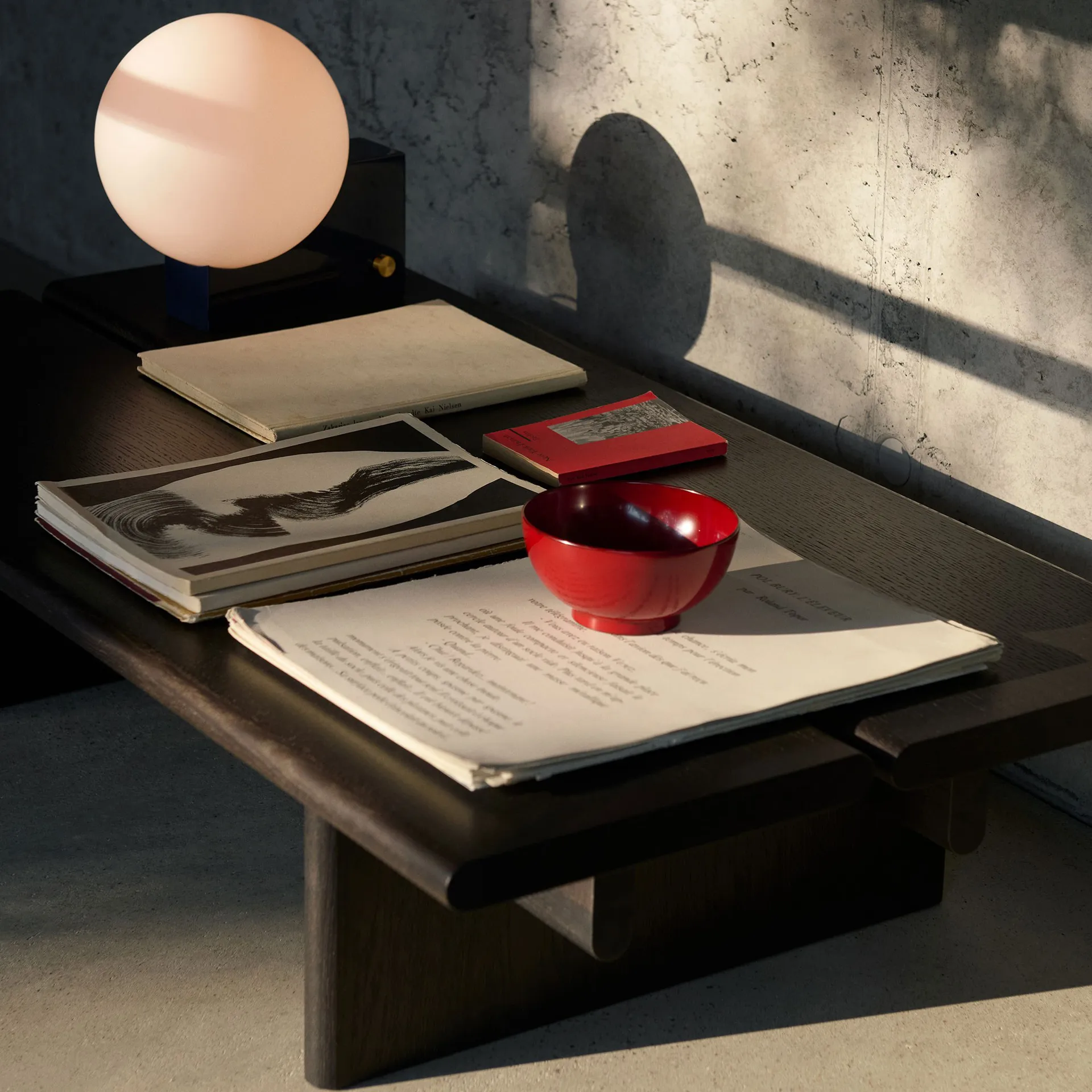 Journey SHY1 bordlampe, Steel blue &Tradition