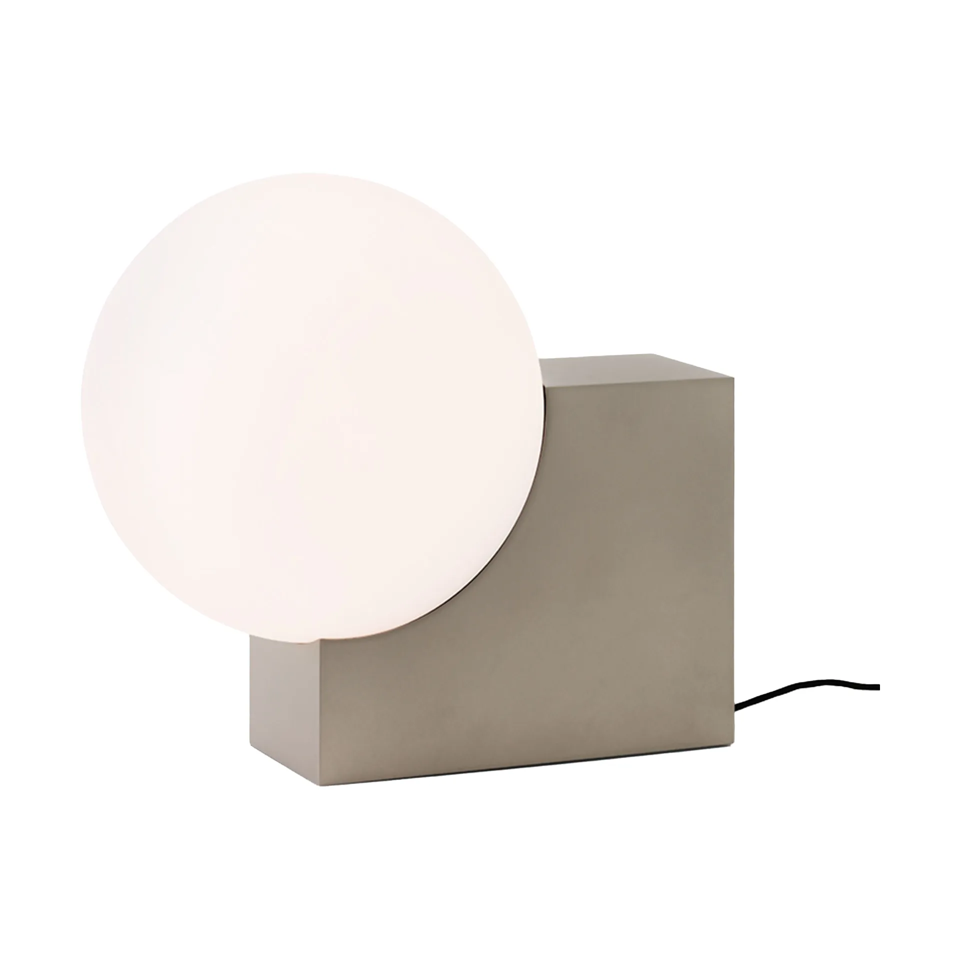 Journey SHY4 gulvlampe, Børstet stål-opalglass &Tradition